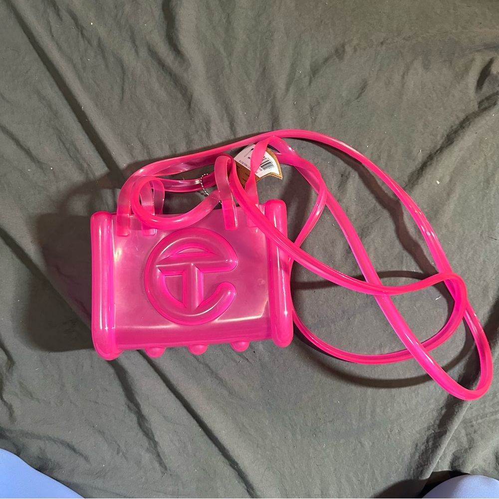 Pink Melissa x Telfar Jelly Small Bag